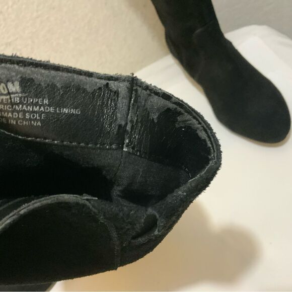 Gianni Bini black suede boots size 10 - Picture 12 of 12